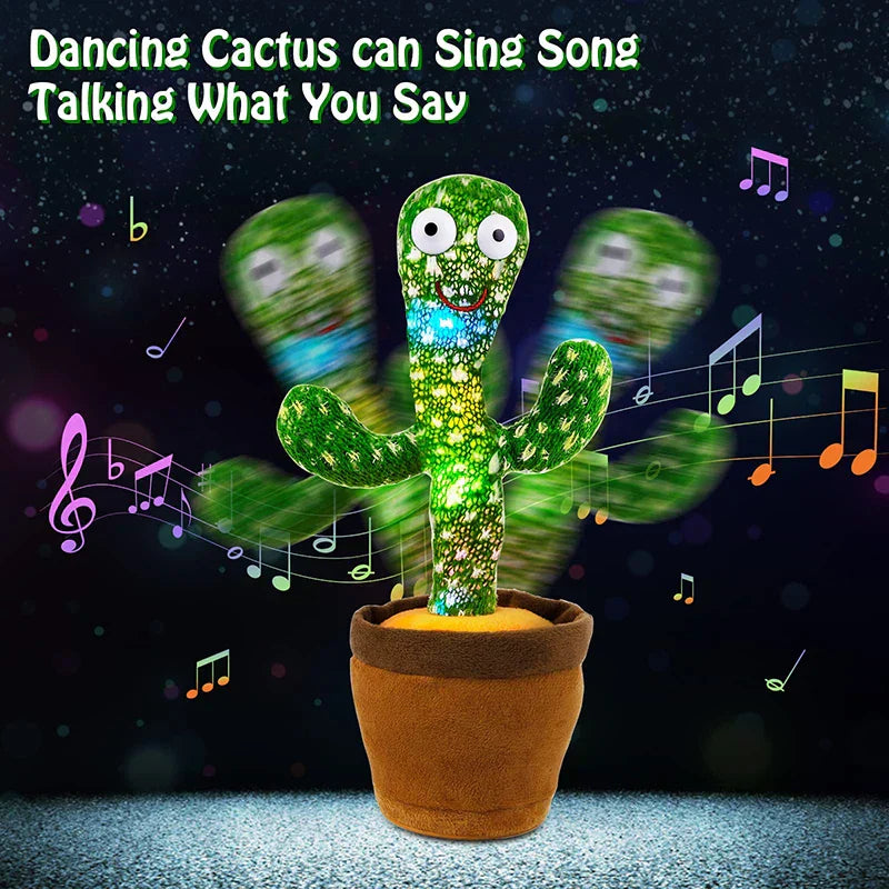Animated Dancing & Talking Cactus β Fun Interactive Plush